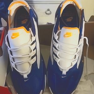 Royal blue and yellow Nike